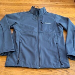 Columbia Large L Men's Dark Gray Performance Jacket Like NEW